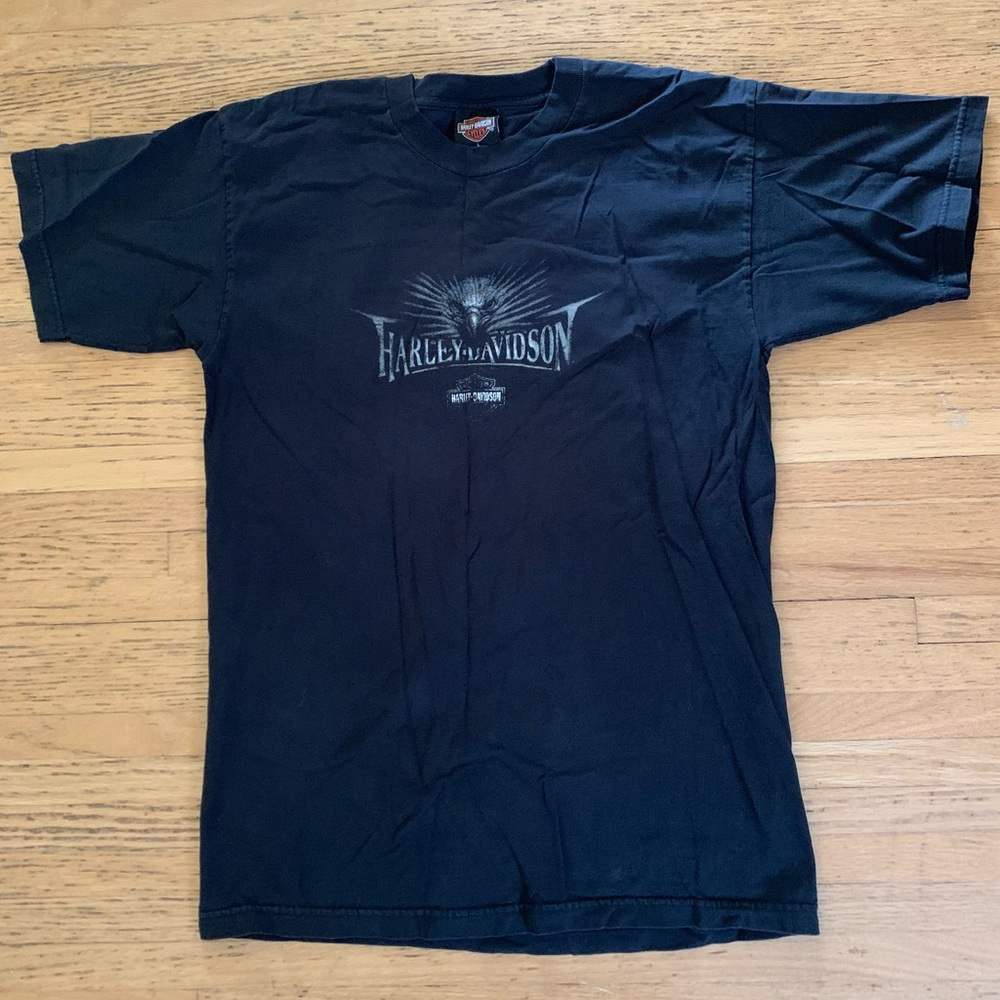 Unisex Vintage Harley Davidson T-Shirt, Size L
